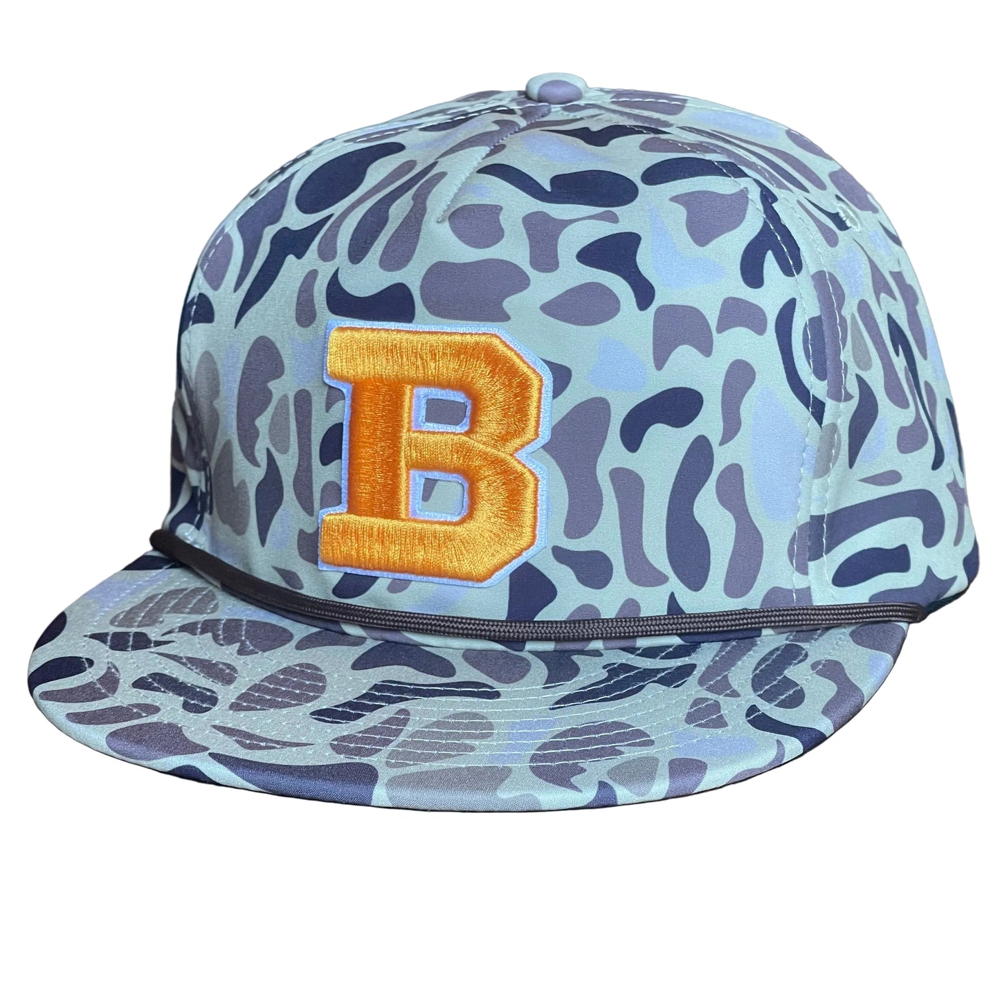 Varsity "B" Rope Hat Old School Camo