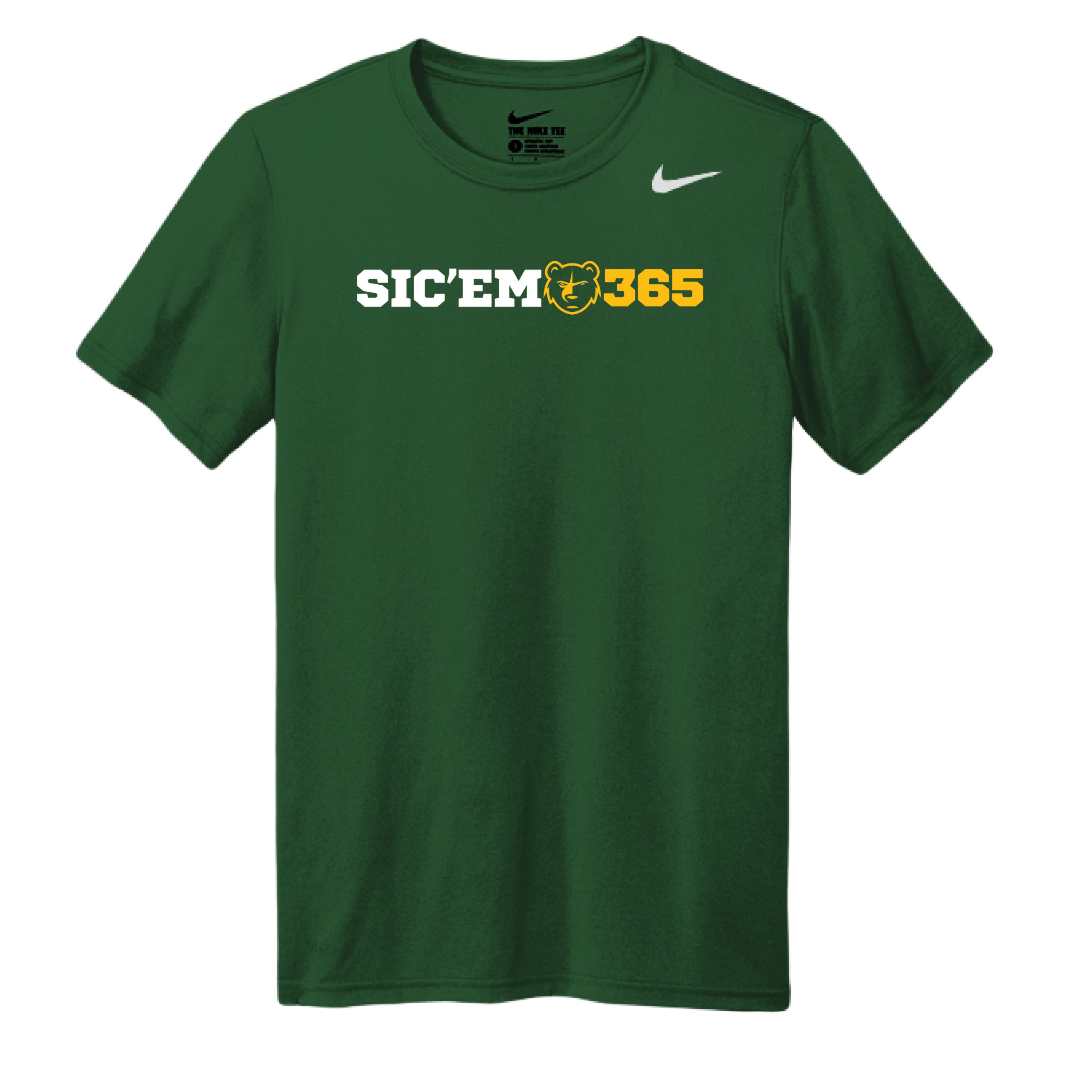 SicEm365 Nike Legends T-Shirt - Green – BearSkinz